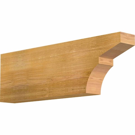 Ekena Millwork Monterey Rough Sawn Rafter Tail, Western Red Cedar, 4"W x 10"H x 32"L RFT04X10X32MON00RWR